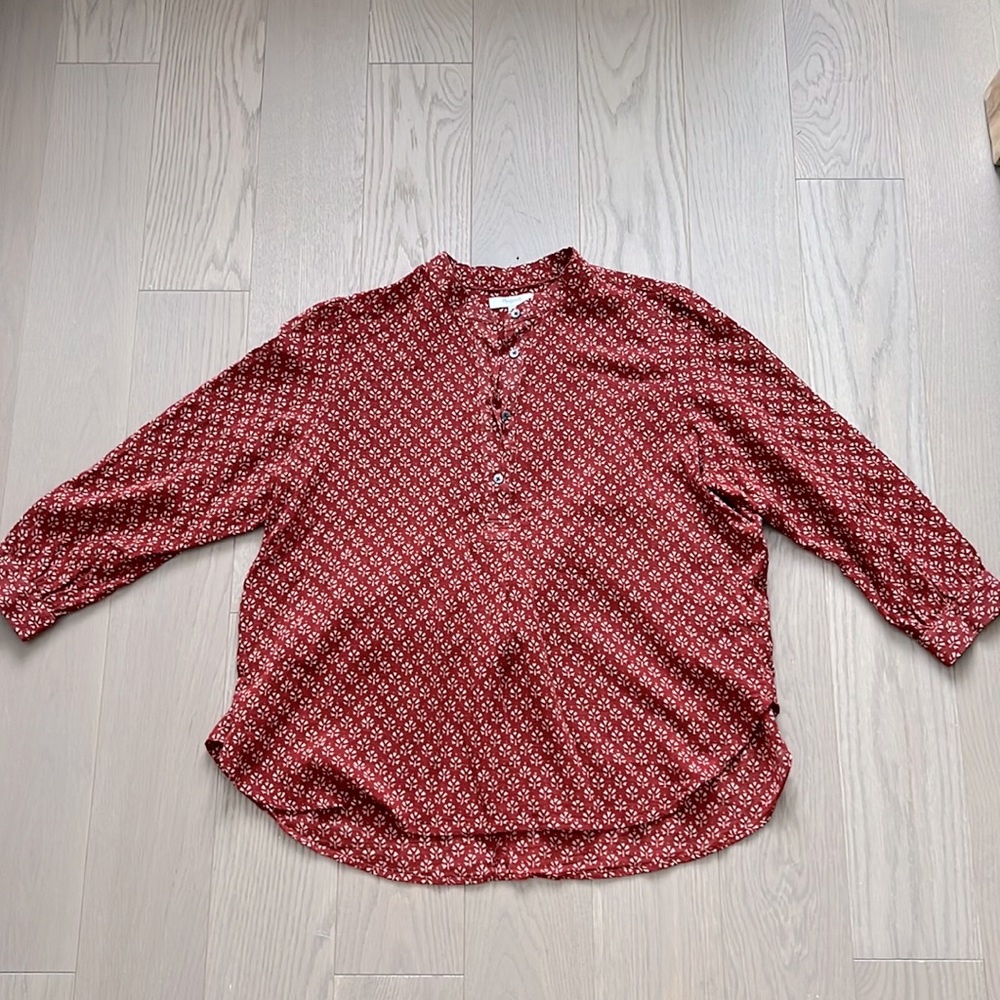 madewell light weight blouse